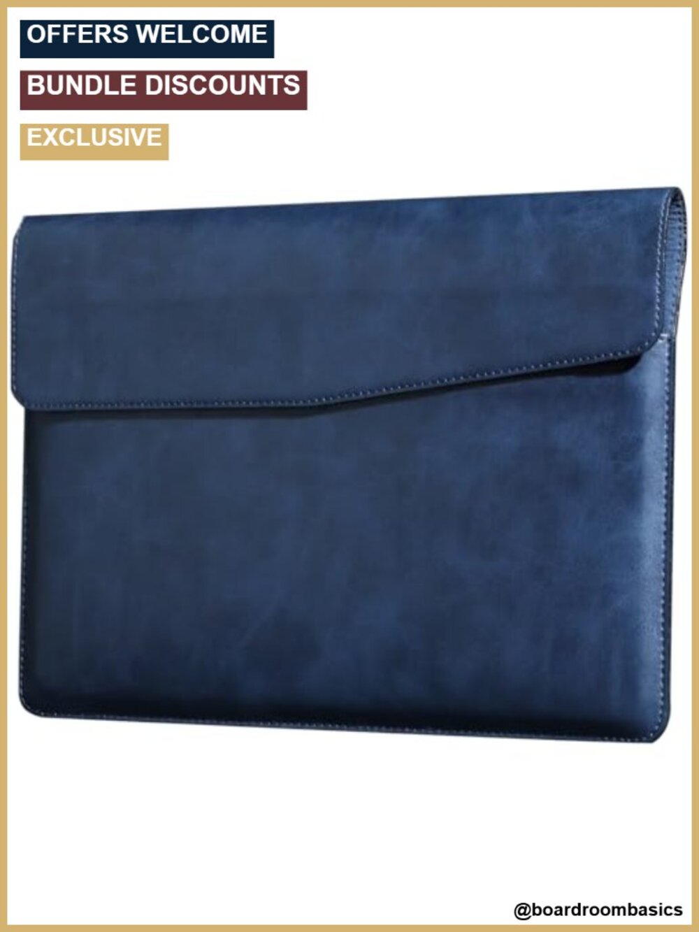 Leather Laptop Sleeve for MacBook Pro 14 Magnetic Case